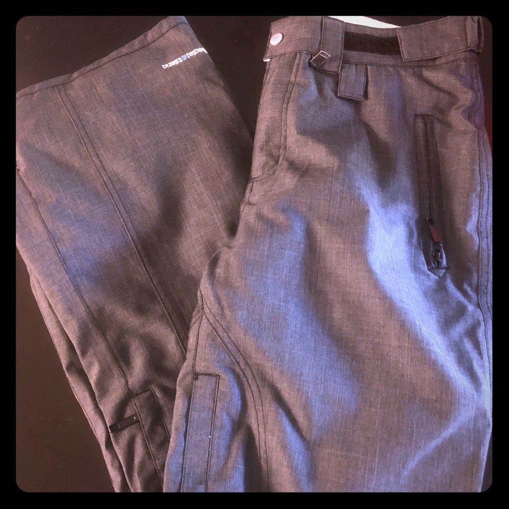 Special blend charcoal snowboard pants